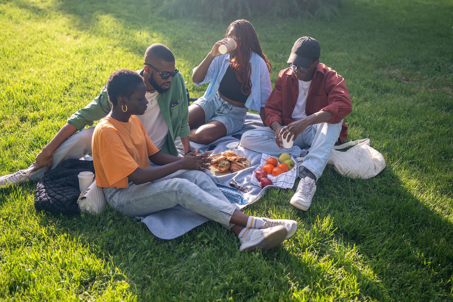 Crowd enjoying a party